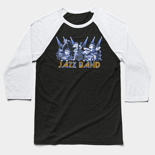 Jazz band Baseball T-Shirt by byTxemaSanz